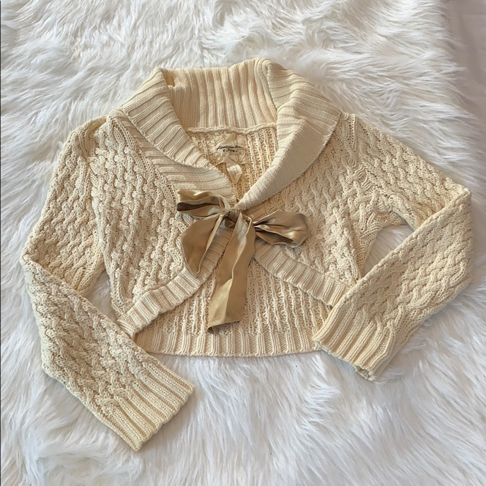 Abercrombie & Fitch Bolero Knit Cardigan